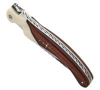 THIERS IFORGE - Couteau laguiole oiseau blanc et bois de violette