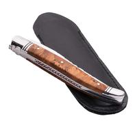 THIERS IFORGE - Couteau laguiole serti de perles sur un manche en noyer