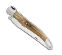 THIERS IFORGE - Laguiole coquille saint-Jacques avec un manche en tibia de girafe