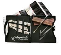 THIERS IFORGE - laguiole pliant en kit avec tire-bouchon et 2 mitres en inox - Ebène