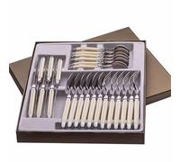THIERS IFORGE - Ménagère laguiole 24 pièces coloris blanc