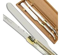 THIERS IFORGE - Service Foie Gras laguiole Corne Blonde