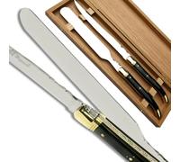 THIERS IFORGE - Service Foie Gras laguiole Corne Noire