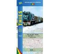 Thies mbour - diourbel - kaolack - Echelle 1:200 000 - Collectif - Laure Kane - Atlas / carte