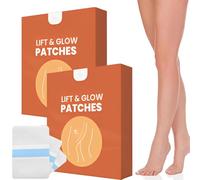 Thigh Lift Tape, Lift and Glow Patches Body, Instalift Patch for Legs, Invisible Thigh Lift Tape for Loose Skin, Easy Application and Removal, Invisible, Waterproof, Sweat-Proof (2box)