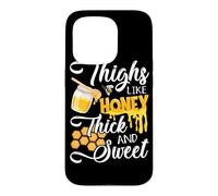Thighs Like Honey Thick and Sweet - Sexy Sassy Gym Workout Coque pour iPhone 15 Pro