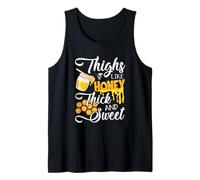 Thighs Like Honey Thick and Sweet - Sexy Sassy Gym Workout Débardeur