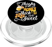 Thighs Like Honey Thick and Sweet - Sexy Sassy Gym Workout PopSockets PopGrip pour MagSafe