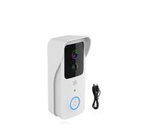 ThikK Tuya - Sonnette vidéo sans Fil, interphone visuel numérique, WiFi 2.4G 5GHZ, étanche, Garde électronique, caméra de sécurité Domestique 1080P(T32-W1,E/U)