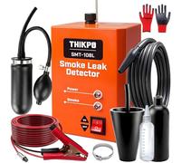 THIKPO Détecteur de Fuite de Fumée avec Pompe à Air Intégrée - Machine à Fumée Automobile 12V pour Diagnostic EVAP, Système de Carburant, Admission, Échappement et Tuyauterie