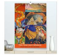 Thilia. Reise durch Mittelerde. Acrylmalerei von Michael Weiler. (hochwertiger Premium Wandkalender 2026 DIN A2 hoch), Kunstdruck in Hochglanz: Mittelerde als knallbuntes Kaleidoskop.