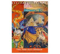 Thilia. Reise durch Mittelerde. Acrylmalerei von Michael Weiler. (Tischkalender 2026 DIN A5 hoch), CALVENDO Monatskalender: Mittelerde als knallbuntes Kaleidoskop.