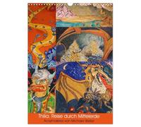 Thilia. Reise durch Mittelerde. Acrylmalerei von Michael Weiler. (Wandkalender 2026 DIN A3 hoch), CALVENDO Monatskalender: Mittelerde als knallbuntes Kaleidoskop.