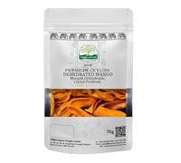 THIMA Ceylon Tranches de mangue déshydratées de qualité supérieure, collation aux fruits naturels, sans sucre ajouté, 70 g