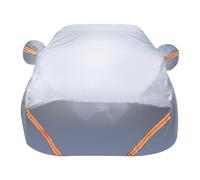 Thin Car Cover Blocks UV Rays and Outdoor Debris Suitable for Audi Q5 | Its ultra-thin lightweight design makes it easy to install store protecting your car from fallen leaves sap splashes(Silver)