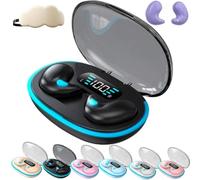 Thin Earbuds for Small Ears: Comfortable for Sleep, Exercise - No Pressure, Low Delay, Long Life, Side Sleeper Invisible Earbuds Wireless Bluetooth, Mini Sleep Headphones Noise Cancelling(Noir)