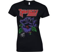 Thin Lizzy Black Rose (lady) T-shirt, femme