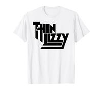 Thin Lizzy - Black Stacked Logo T-Shirt