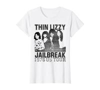 Thin Lizzy - Jailbreak US Tour T-Shirt, Femme, Blanc, XXL