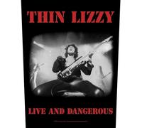 Thin Lizzy - Patch "Live & Dangerous" RO4753 (Taille unique) (Rouge/Noir/Gris)