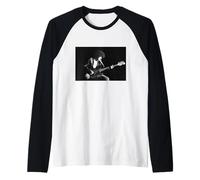 Thin Lizzy Phil Lynott Danse au Clair de Lune en lisant 1977 Manche Raglan