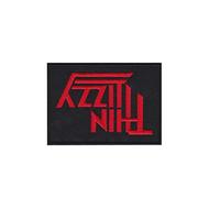 Thin Lizzy Red_1 Écusson Patch en fer brodé sur accessoire