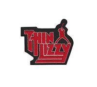 Thin Lizzy Red Écusson Patch en fer brodé sur accessoire