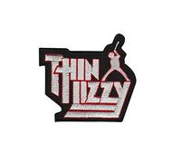 Thin Lizzy Silver Écusson Patch en fer brodé sur accessoire