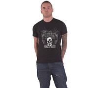 Thin Lizzy T Shirt Angel of Death Band Logo Nouveau Officiel Homme Noir Size M