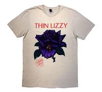 Thin Lizzy - T-Shirt Black Rose - Adulte (S) (Beige pâle)