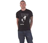 Thin Lizzy T Shirt Life Band Logo Nouveau Officiel Homme Noir Size XXL