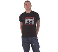 Thin Lizzy T Shirt Live and Dangerous Band Logo Nouveau Officiel Homme Noir Size S