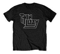 Thin Lizzy - T-Shirt # M Unisex Black # Logo [Import]