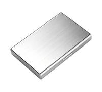 Thin Metal Card Holder Multi Slot Business Card Wallet For Men And Women | Slim Stainless Steel Multi Slot Card Holder With Signal Blocking Design For Business Cards And Cards During Travel Work