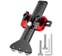 Thin Rip Guide - Aluminum Alloy Adjustable Table Saw Jig 25x14x5cm | Outil de coupe de clôture de précision, 3 Pulley Thin Rip Fence Guide, Router Table Accessory | for woodworking panel trimming