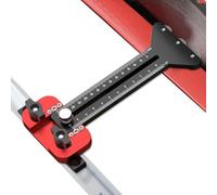 Thin Rip Guide For Table Saw - Réglable Aluminium Jig Fence, Precision Thin Strip Planner, 3 Pulley Cutting System, Professional Wood Trimming Accessory | Handy Equipment For Carpentry Router Worksho