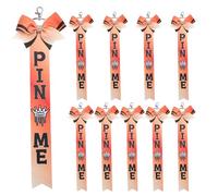 THINCAN 10 pièces Bowknot Ruban Porte-clés avec Strass Sangle Sac à Dos Décoration Accessoires de Sport pour Team Bonding Evénement Couleur Gradient Jubilation Keychain, c, taille unique