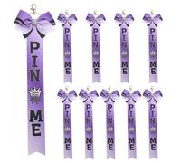 THINCAN 10 pièces Bowknot Ruban Porte-clés avec Strass Sangle Sac à Dos Décoration Accessoires de Sport pour Team Bonding Evénement Couleur Gradient Jubilation Keychain, b, taille unique
