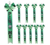 THINCAN 10 pièces Bowknot Ruban Porte-clés avec Strass Sangle Sac à Dos Décoration Accessoires de Sport pour Team Bonding Evénement Couleur Gradient Jubilation Keychain, e, taille unique