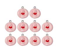 THINCAN 10 pièces Red Vampire Bouche Résine Lèvres Charme Pour Bijoux Découvertes Boucles d'oreilles Mignon Porte-clés Pendentif Flatback