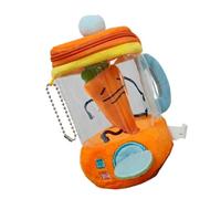 THINCAN 15 cm Jouet en peluche à jus de carotte pour l'inclusion des activités des enfants Windup Carotte unique Jouet en peluche Carotte rotative