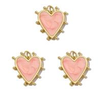 THINCAN 3 pièces 18 carats plaqué or 18 carats collier pendentif pendentif accessoires tendance pour femmes cuivre composants de construction de bijoux