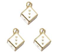 THINCAN 3 pièces 18 carats plaqué or 18 carats collier pendentif pendentif accessoires tendance pour femmes cuivre composants de construction de bijoux