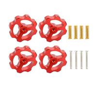 THINCAN Accessoires d'imprimante 3D CR10 Lit chaud Niveau manuel Écrou à ressort Assemblage en alliage d'aluminium 4 pièces par lot