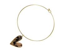 THINCAN Acrylique Chauffant Collier Déclaration Collier Déclaration Combiné Fleurs/Cœur Magie Animal Contemporain Imprimé Animal Polyvalent Fête Soirée Collier, taille unique, Comme décrit, Comme