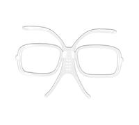 THINCAN Adaptateur d'insertion de lunettes de ski Poids léger Contrat Confortable Lunettes de snowboard Réglables Adaptateur Clip Lunettes légères Lunettes Oculaires