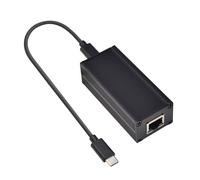 THINCAN Adaptateur Ethernet de type C vers Gigabit Poes Ethernet 1000 Mbit/s, convertisseur RJ45 vers type C pour un réseau efficace