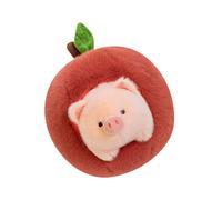 THINCAN Adorkable Poupées en forme de cochon de fruits Jouet câlin Poupées en coton rempli de solitude Jouet confortable pour filles tout-petits Chambre d'enfant
