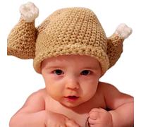 THINCAN Adultes Enfants Drôle Dinde Baguettes Forme Femmes Enfants Casquettes Carnaval Halloween Fête de Noël Costume Dress Up