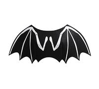 THINCAN Ailes de raquette pour animaux de compagnie pour décoration de fête d'Halloween pour costume de chauve-souris pour chat avec squelette lumineux de nuit Accessoires pour habillage S/pour